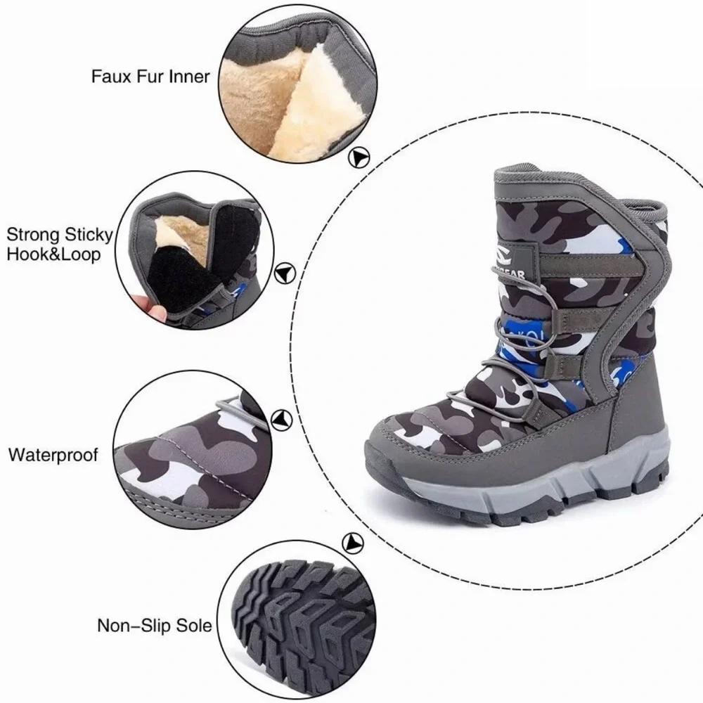 Hobibear Winter Boots (Big Kids 3.5)